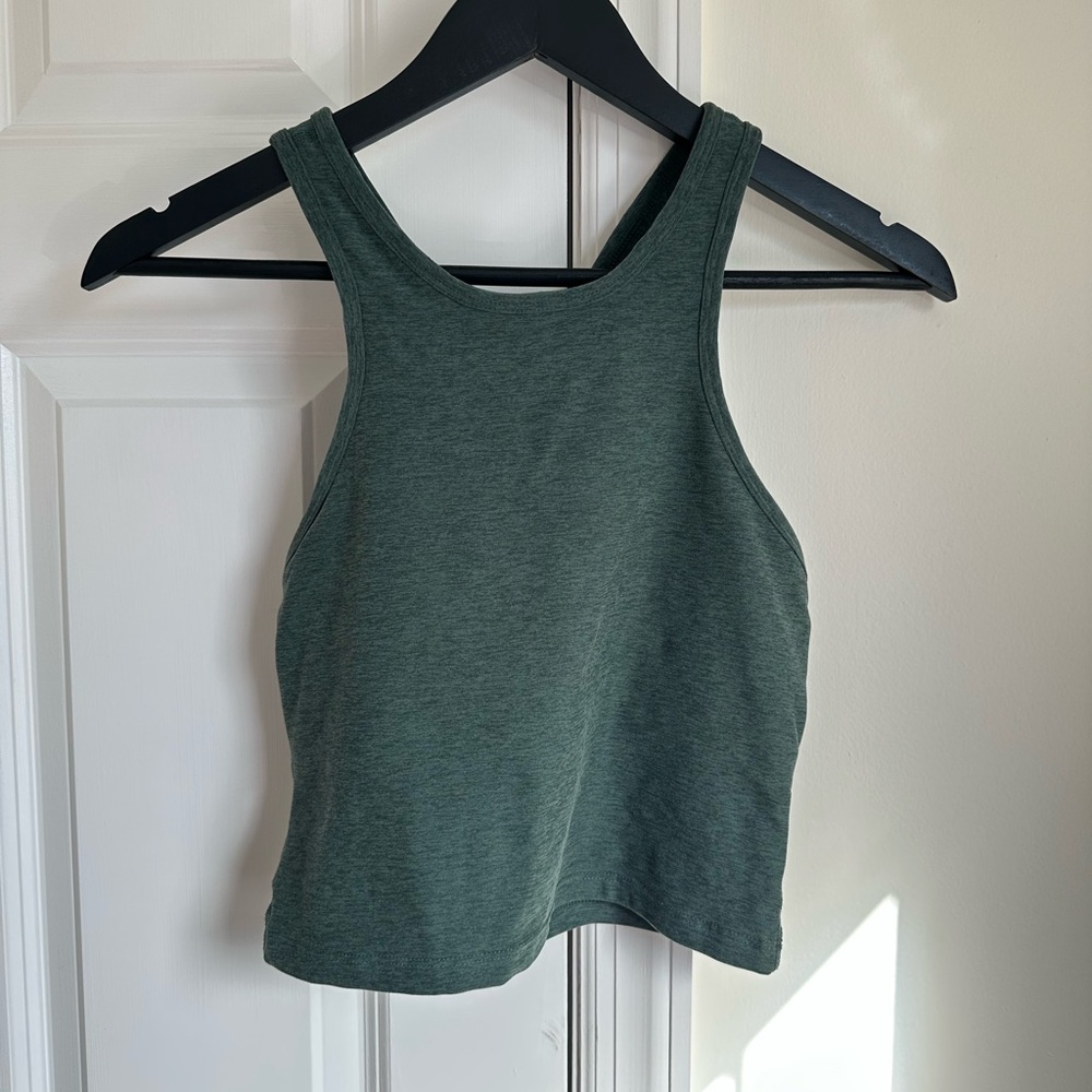 Beyond Yoga Green Crop Top